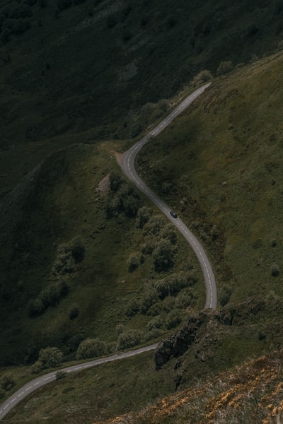 青山中部公路鸟瞰图